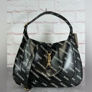 Gucci x Balenciaga Jackie 1961 Clip Black Hobo Bag NWT 636712 $3200